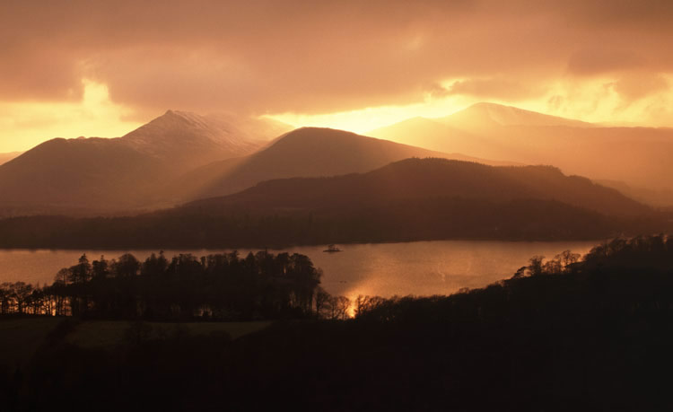 Derwentwater Sunset by Trevor Brown