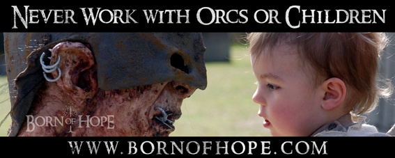 Never Work with Orcs or Children Banner Never Work with Orcs or Children Banner