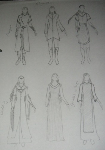 Elgarain costume concept art